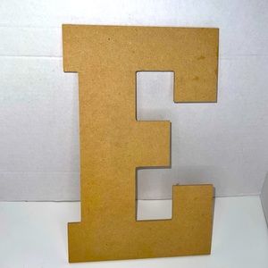 SOLD1 Craft Letter E. 13.5” tall